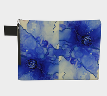 Load image into Gallery viewer, Blue and Pink Blooms Tablet Carry All Case