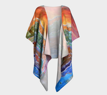Load image into Gallery viewer, Earth Tones Draped Kimono