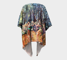 Load image into Gallery viewer, Patch of Midnight Draped Kimono