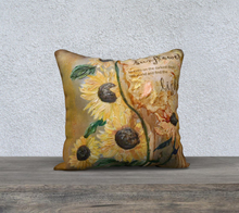 Load image into Gallery viewer, Sunflower Light Pillow
