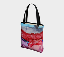 Load image into Gallery viewer, Foggy Mountain Tote Bag