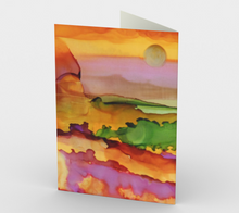 Load image into Gallery viewer, Sunset Fields Card w/Phrase