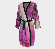 Load image into Gallery viewer, Fuchsia Flowers Peignoir