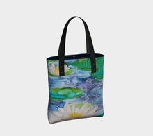 Load image into Gallery viewer, Water Lilly Tote Bag