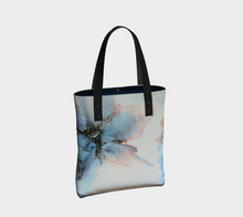 Load image into Gallery viewer, Blue and Peach Tote Bag