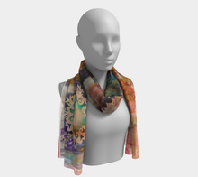 Load image into Gallery viewer, Sunset Kaleidoscope Oblong Scarf