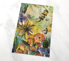 Load image into Gallery viewer, Blossom Buzz Tea Towel