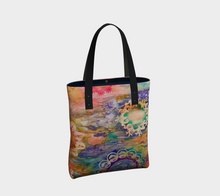 Load image into Gallery viewer, Sunset Kaleidoscope Tote Bag