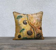 Load image into Gallery viewer, Sunflower Light Pillow