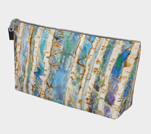 Load image into Gallery viewer, Blue Birch Dreams Makeup or Travel Bag