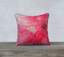 Load image into Gallery viewer, Pink Flower Pillow Case