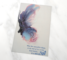 Load image into Gallery viewer, Caterpillar Butterfly Tea Towel