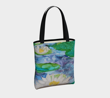 Load image into Gallery viewer, Water Lilly Tote Bag