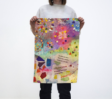 Load image into Gallery viewer, Colors of Brokenness Tea Towel