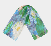 Load image into Gallery viewer, Water lily oblong scarf