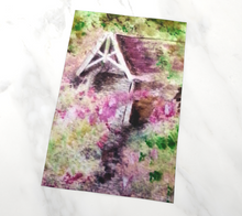 Load image into Gallery viewer, Cottage in the Woods Tea Towel