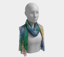 Load image into Gallery viewer, Water Lilly Scarf Oblong