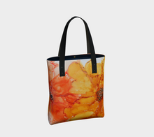 Load image into Gallery viewer, Warm Flowers Tote Bag