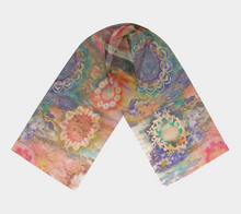 Load image into Gallery viewer, Sunset Kaleidoscope Oblong Scarf