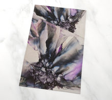 Load image into Gallery viewer, Purple Crystal Tea Towel