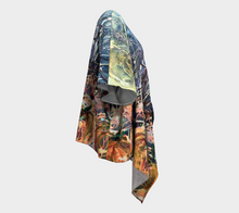 Load image into Gallery viewer, Patch of Midnight Draped Kimono