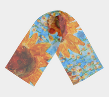 Load image into Gallery viewer, Sunflower Scarf Oblong