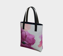 Load image into Gallery viewer, Purple Flower Tote Bag