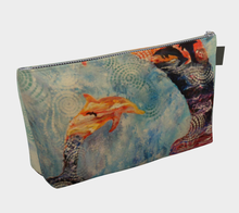 Load image into Gallery viewer, Dolphin Dance Makeup or Travel Bag