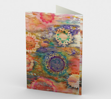 Load image into Gallery viewer, Sunset Kaleidscope Card w/Phrase