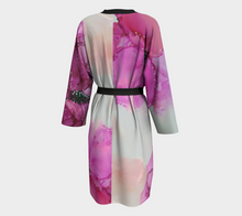 Load image into Gallery viewer, Fuchsia Flowers Peignoir