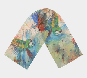 Birds in Paradise Oblong Scarf