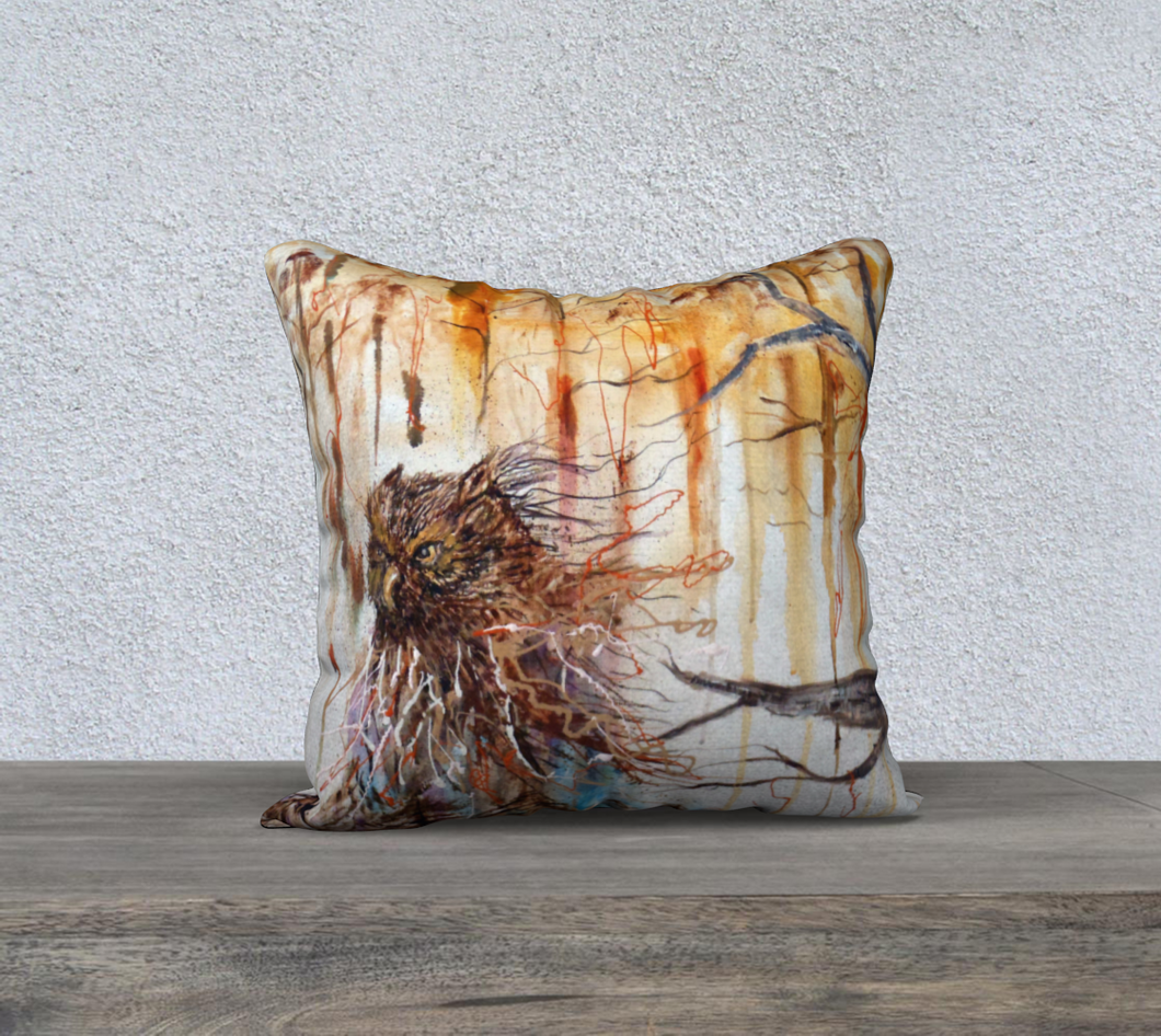 Wise Guardian Square Pillow