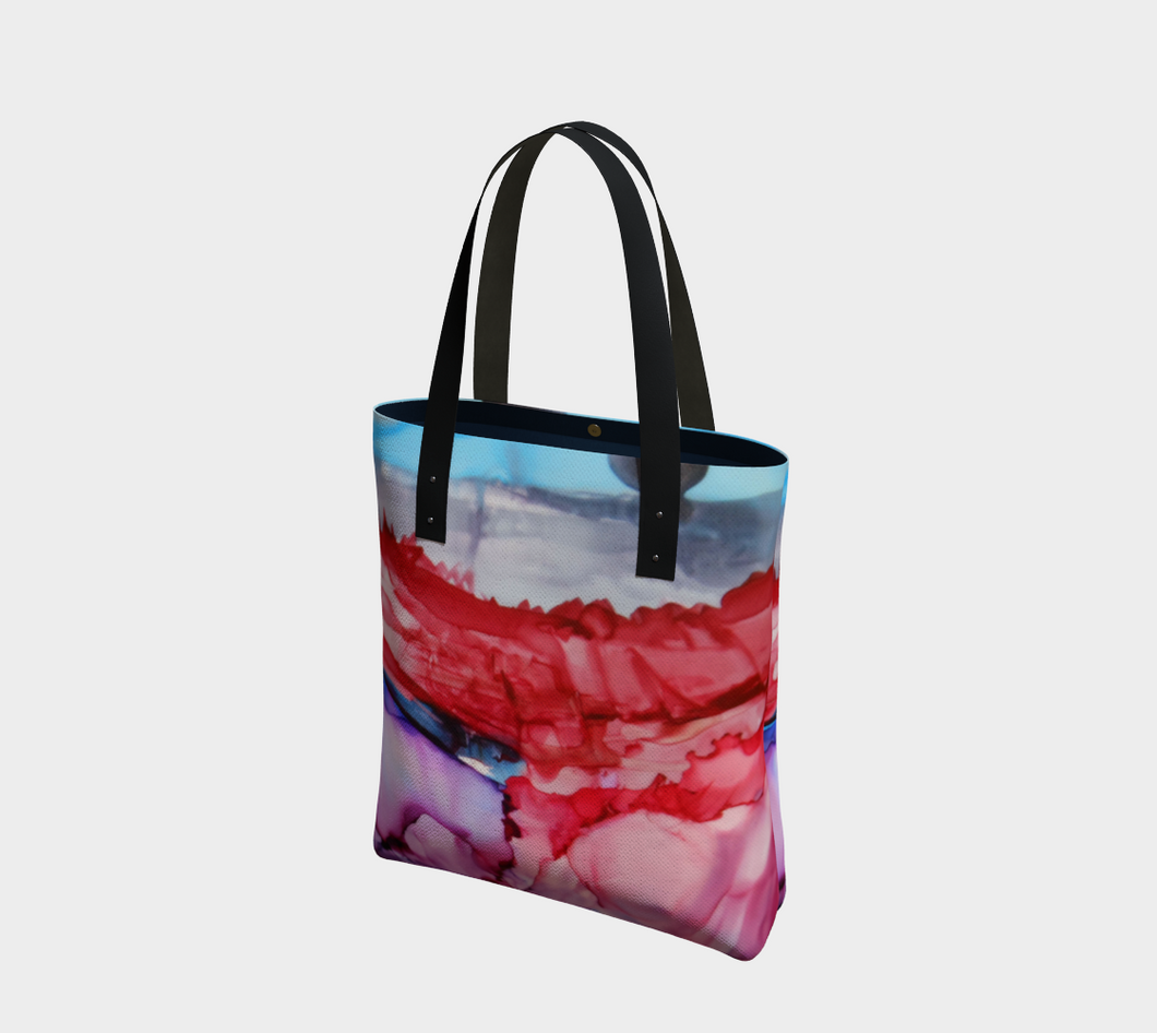 Foggy Mountain Tote Bag