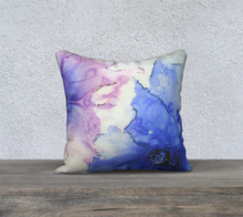 Load image into Gallery viewer, Blue and Purple Pillow Case
