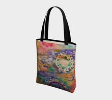 Load image into Gallery viewer, Sunset Kaleidoscope Tote Bag
