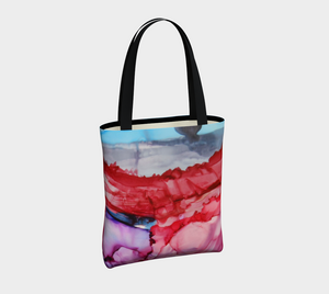 Foggy Mountain Tote Bag