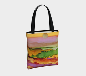 Sunset Fields Tote Bag