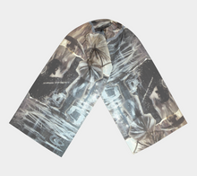 Load image into Gallery viewer, Streets That Shine Life Silver 16x72 Scarf
