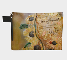 Load image into Gallery viewer, Sunflower Light Tablet Carry All Case
