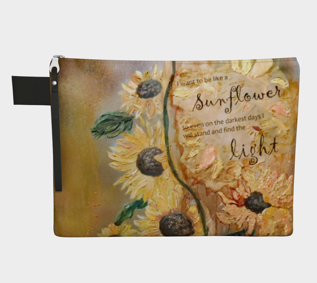 Sunflower Light Tablet Carry All Case