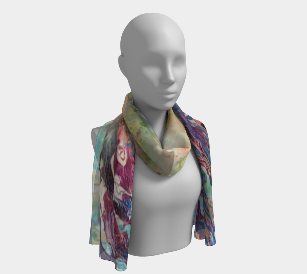 Color Flight Oblong Scarf