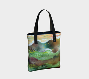 Painted Plateau Tote Bag