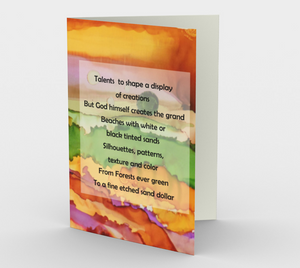 Sunset Fields Card w/Phrase