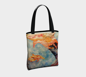 Dance at Dawn Tote Bag