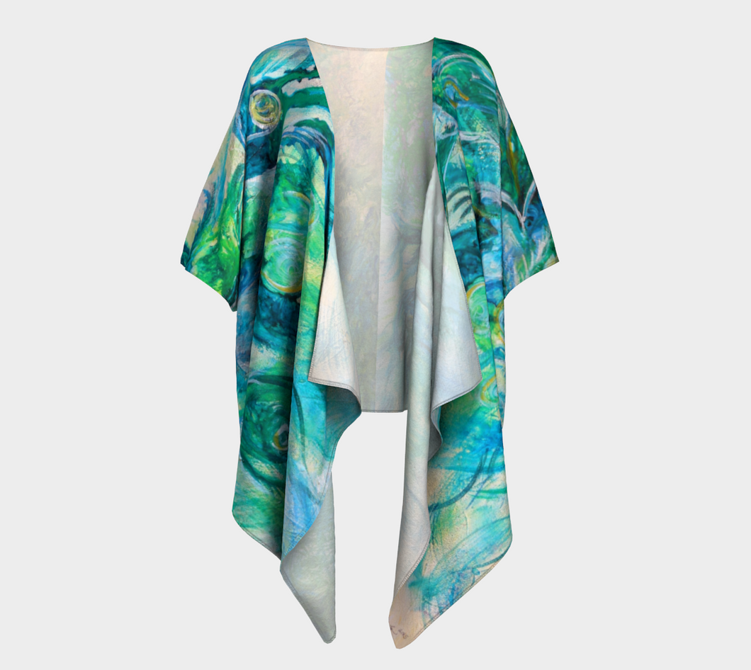 Eyes Of Eden Draped Kimono