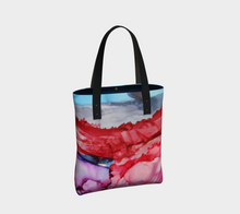 Load image into Gallery viewer, Foggy Mountain Tote Bag
