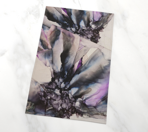 Purple Crystal Tea Towel