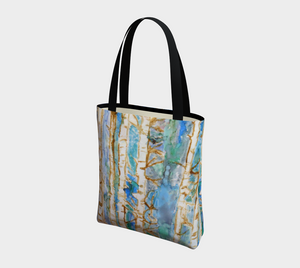 Blue Birch Dreams Tote Bag