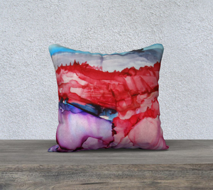 Foggy Mountain Square Pillow