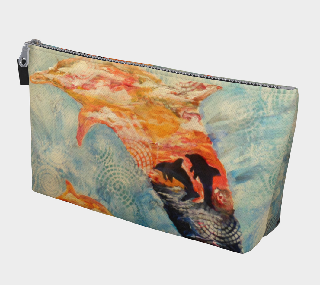 Dolphin Dance Makeup or Travel Bag